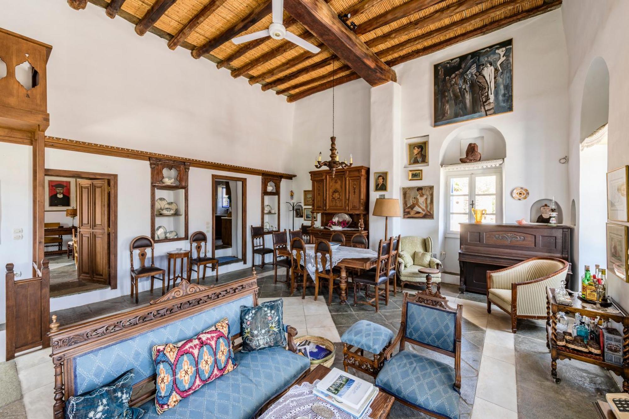 Anezas Mansion Stone-Built Traditional Villa Khónias エクステリア 写真