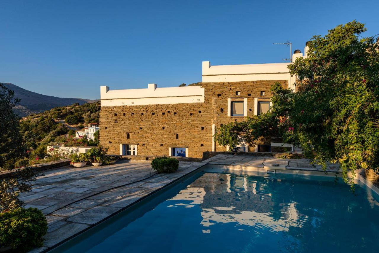 Anezas Mansion Stone-Built Traditional Villa Khónias エクステリア 写真