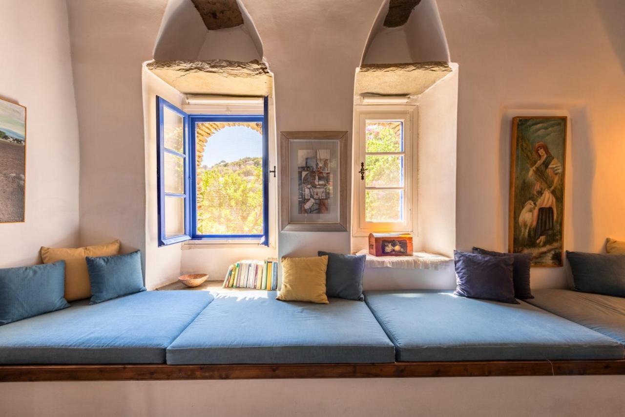 Anezas Mansion Stone-Built Traditional Villa Khónias エクステリア 写真