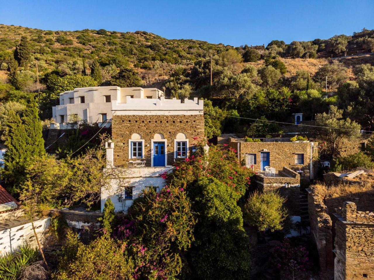 Anezas Mansion Stone-Built Traditional Villa Khónias エクステリア 写真