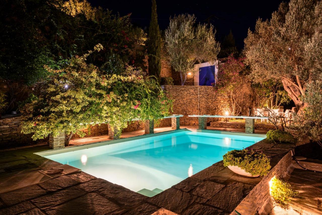 Anezas Mansion Stone-Built Traditional Villa Khónias エクステリア 写真